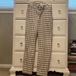 Hollister Ultra-High Rise Plaid Pants